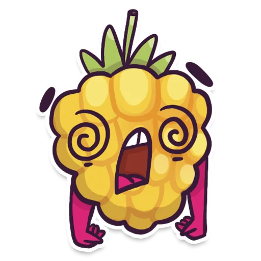 😵 Стикер «Berries» для Telegram