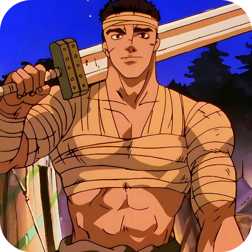 😐 Стикер «Berserk» для Telegram