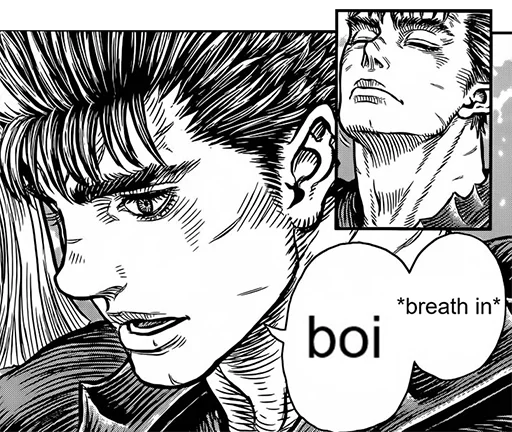 😐 Стикер «Berserk α Pack» для Telegram