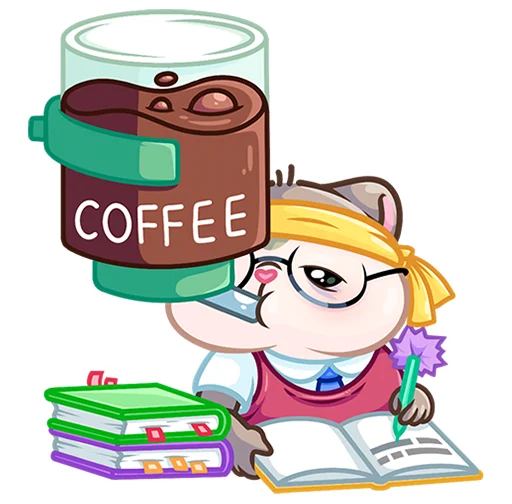 ☕ Стикер «Берт без надписей» для Telegram