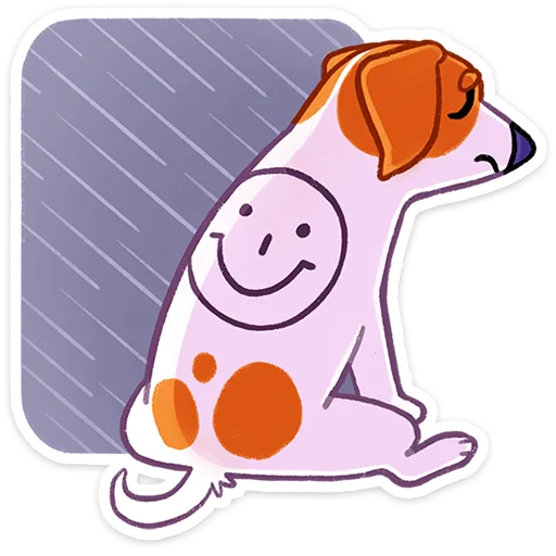 😔 Стикер «Пёсик Берт» для Telegram