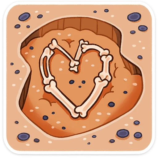 ❤ Стикер «Пёсик Берт» для Telegram