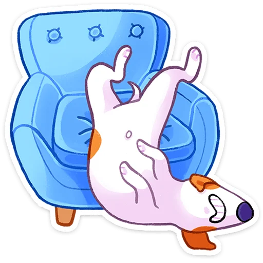 😵 Стикер «Пёсик Берт» для Telegram