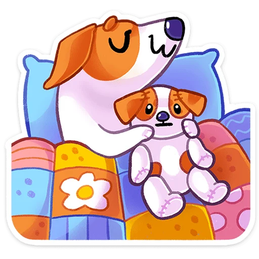 🐶 Стикер «Пёсик Берт» для Telegram