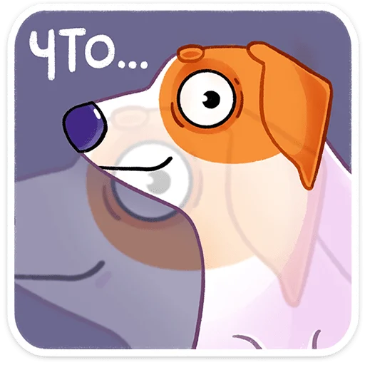🤨 Стикер «Пёсик Берт» для Telegram