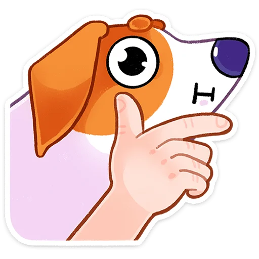 🤔 Стикер «Пёсик Берт» для Telegram