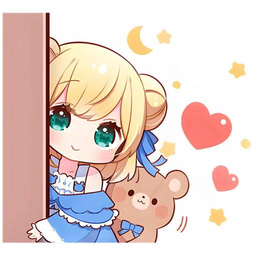 🥰 Стикер «Бера тян» для Telegram