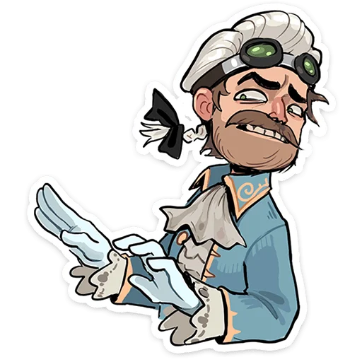 😔 Стикер «Бертрам» для Telegram