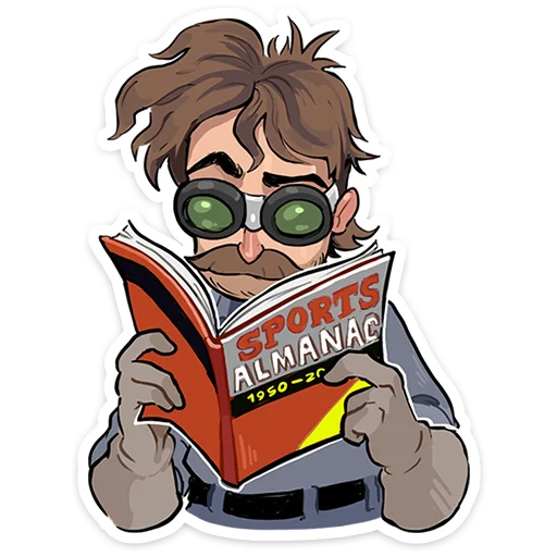 📖 Стикер «Бертрам» для Telegram