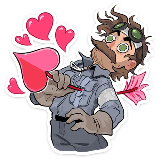 ❤ Стикер «Бертрам» для Telegram