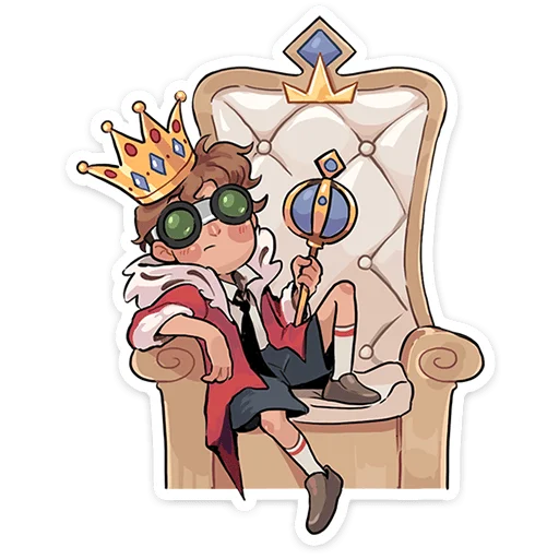🤴 Стикер «Бертрам» для Telegram