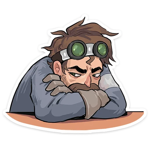 😤 Стикер «Бертрам» для Telegram
