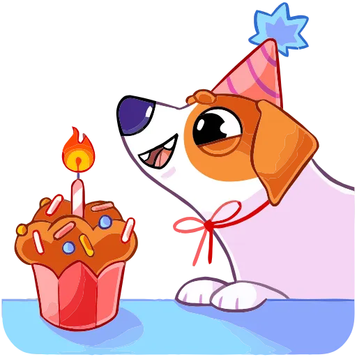 🥳 Эмодзи «Пёсик Берт» для Telegram