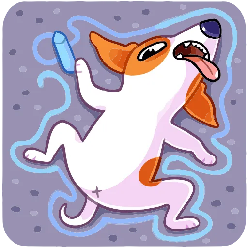 😵 Эмодзи «Пёсик Берт» для Telegram