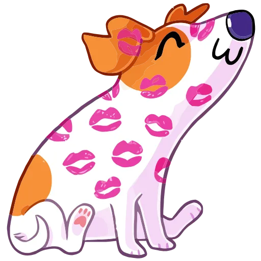 💋 Эмодзи «Пёсик Берт» для Telegram