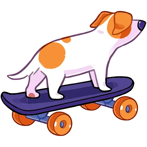 🛹 Эмодзи «Пёсик Берт» для Telegram