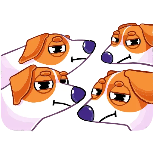 😑 Эмодзи «Пёсик Берт» для Telegram