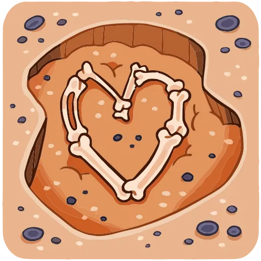 ❤ Эмодзи «Пёсик Берт» для Telegram