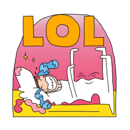 🤣 Стикер «Best Friend Of Unicorn» для Telegram