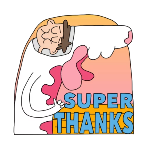 👍 Стикер «Best Friend Of Unicorn» для Telegram