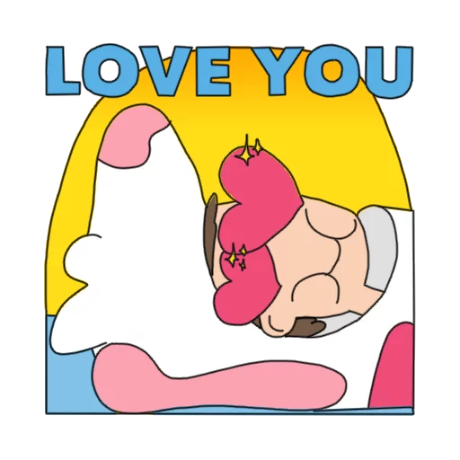 😍 Стикер «Best Friend Of Unicorn» для Telegram