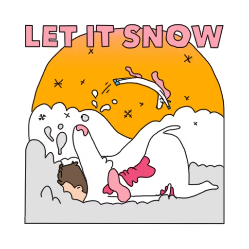 👍 Стикер «Best Friend Of Unicorn» для Telegram