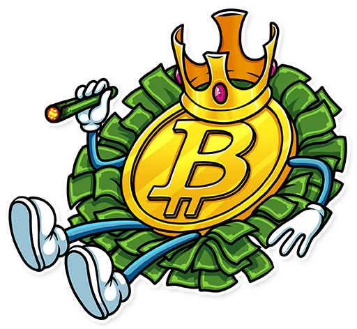 🤑 Стикер «Above the Sky» для Telegram