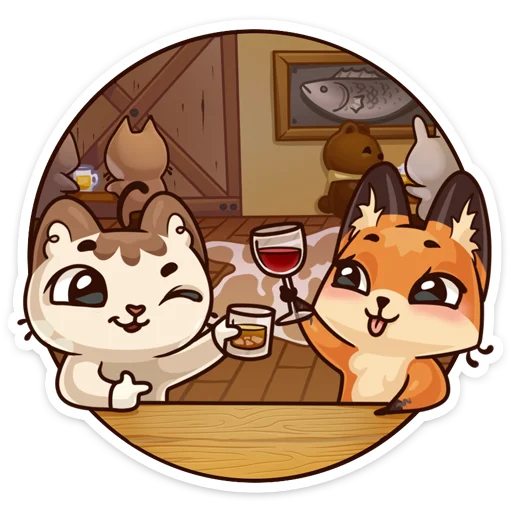 🍻 Стикер «Немного летних стикеров к первому дню лета&;» для Telegram