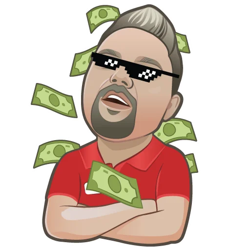 😎 Стикер «Bestyoutubers» для Telegram