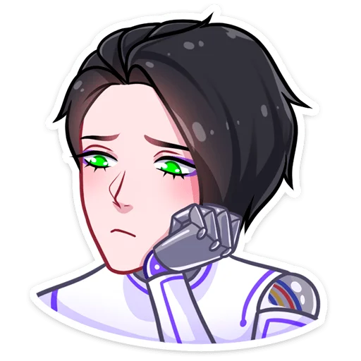 😔 Стикер «Бета» для Telegram