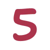 5⃣ Эмодзи «Малиновый шрифт» для Telegram