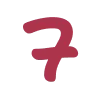 7⃣ Эмодзи «Малиновый шрифт» для Telegram