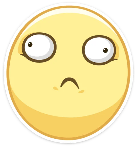 ☹️ Стикер «NewVK» для Telegram