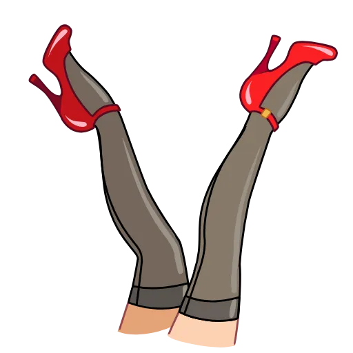 👠 Стикер «Bettie Page» для Telegram
