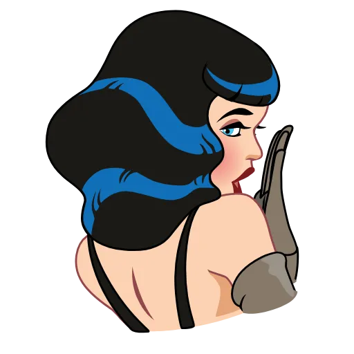 🤭 Стикер «Bettie Page» для Telegram