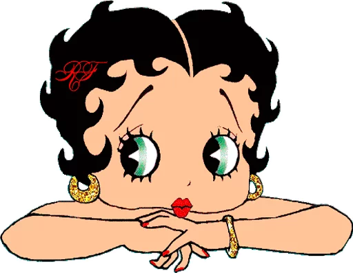 👀 Стикер «Betty Boop» для Telegram