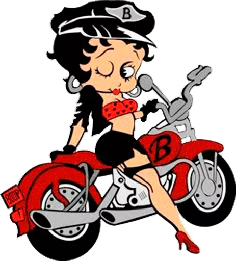 🏍 Стикер «Betty Boop» для Telegram