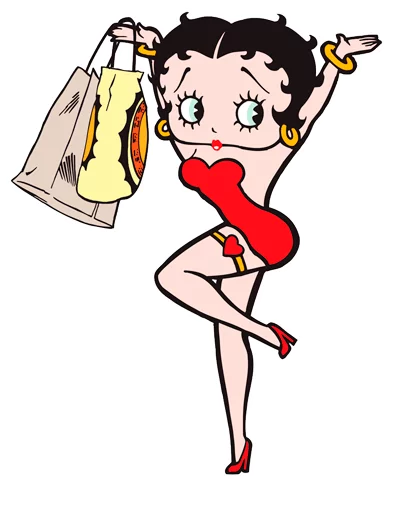👛 Стикер «Betty Boop» для Telegram