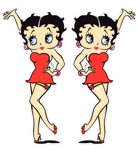 👯 Стикер «Betty Boop» для Telegram