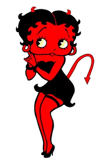 😈 Стикер «Betty Boop» для Telegram