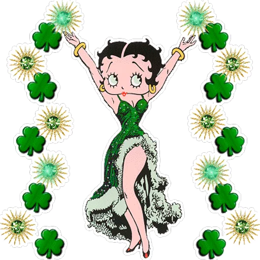 🍀 Стикер «Betty Boop» для Telegram
