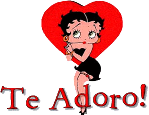 ❤ Стикер «Betty Boop» для Telegram