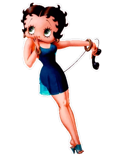 📱 Стикер «Betty Boop» для Telegram