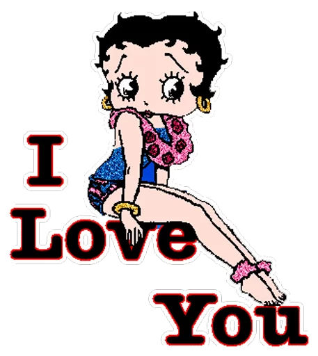 😍 Стикер «Betty Boop» для Telegram