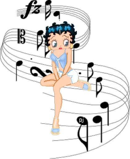 🎵 Стикер «Betty Boop» для Telegram