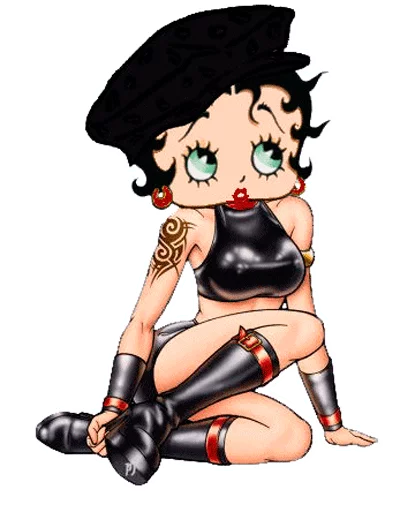 👮 Стикер «Betty Boop» для Telegram