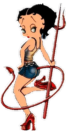 😈 Стикер «Betty Boop» для Telegram