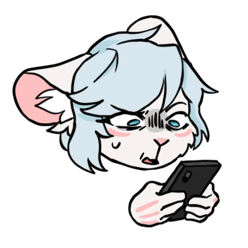 😵 Стикер «Bevel the mouse-mojis» для Telegram