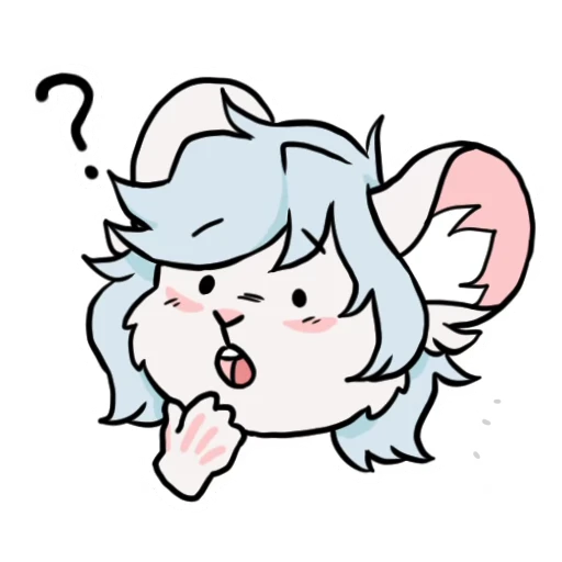 ❔ Стикер «Bevel the mouse-mojis» для Telegram