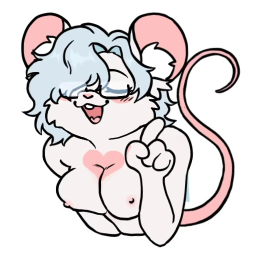 🤓 Стикер «Bevel the mouse-mojis» для Telegram